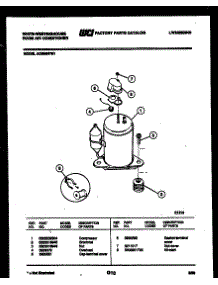 05 - Compressor Parts parts for Frigidaire Air Conditioner AC088N7B1 from AppliancePartsPros.com