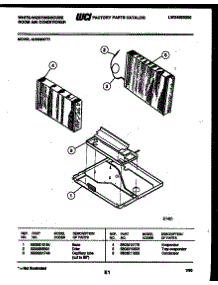 06 - Unit Parts parts for Frigidaire Air Conditioner AH066N7T1 from AppliancePartsPros.com
