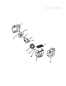 05 - Air Handling parts for Frigidaire Air Conditioner AH094J2T1 from AppliancePartsPros.com