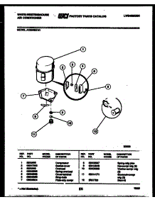 05 - Compressor Parts parts for Frigidaire Air Conditioner AC064M7A1 from AppliancePartsPros.com