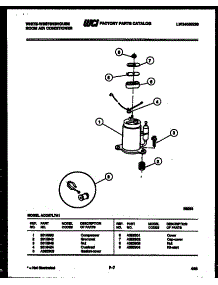 05 - Compressor Parts parts for Frigidaire Air Conditioner AC057L7A1 from AppliancePartsPros.com