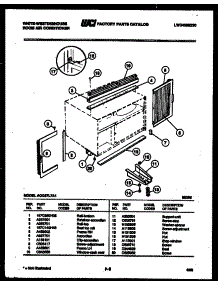 06 - Cabinet And Installation Parts parts for Frigidaire Air Conditioner AC057L7A1 from AppliancePartsPros.com