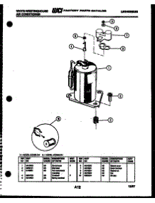 05 - Compressor Parts parts for Frigidaire Air Conditioner AC064L7A1 from AppliancePartsPros.com