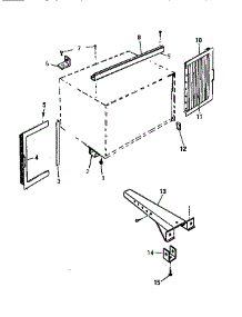 06 - Window Mounting parts for Frigidaire Air Conditioner AH127J2A2 from AppliancePartsPros.com