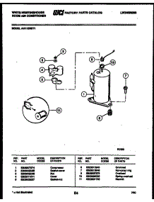 05 - Compressor Parts parts for Frigidaire Air Conditioner AH11EN2T1 from AppliancePartsPros.com