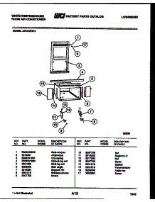 06 - Cabinet And Installation Parts parts for Frigidaire Air Conditioner AS184P2K1 from AppliancePartsPros.com