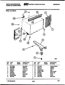 06 - Cabinet And Installation Parts parts for Frigidaire Air Conditioner AH118K2A2 from AppliancePartsPros.com