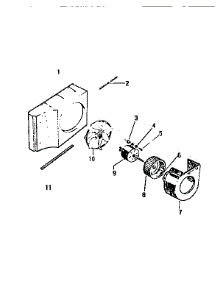 04 - Air Handling parts for Frigidaire Air Conditioner AL113J1A1 from AppliancePartsPros.com