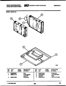 05 - Unit Parts parts for Frigidaire Air Conditioner AS147P1A1 from AppliancePartsPros.com