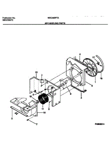 04 - Air Handling parts for Frigidaire Air Conditioner MAC053P7A2 from AppliancePartsPros.com