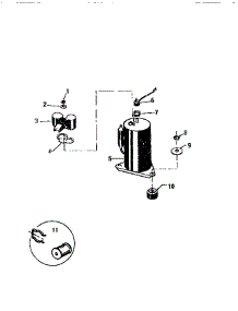 05 - Compressor parts for Frigidaire Air Conditioner AS248J2K1 from AppliancePartsPros.com