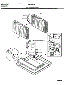 05 - Compressor parts for Frigidaire Air Conditioner MAC053P7A2 from AppliancePartsPros.com