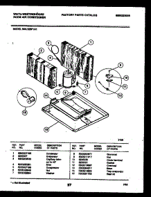 05 - Unit Parts parts for Frigidaire Air Conditioner MAL123P1A1 from AppliancePartsPros.com