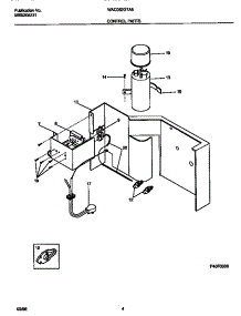 03 - Control Parts parts for Frigidaire Air Conditioner WAC082G7A8 from AppliancePartsPros.com