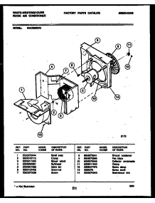 03 - Air Handling Parts parts for Frigidaire Air Conditioner WAC083S7A1 from AppliancePartsPros.com
