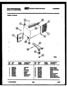 06 - Cabinet And Installation Parts parts for Frigidaire Air Conditioner AL119K1A3 from AppliancePartsPros.com