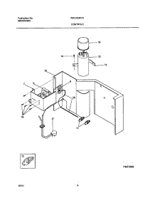 05 - Controls parts for White Westinghouse Air Conditioner WAC053K7A1 from AppliancePartsPros.com