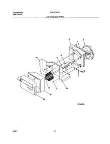 07 - Air Handling parts for White Westinghouse Air Conditioner WAC053K7A1 from AppliancePartsPros.com