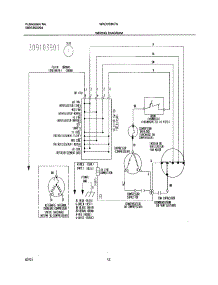 12 - Wiring Diagram parts for White Westinghouse Air Conditioner WAC053K7A1 from AppliancePartsPros.com