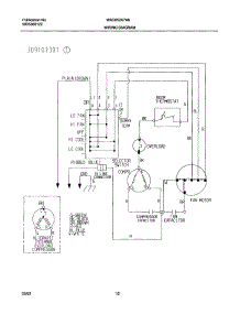 12 - Wiring Diagram parts for White Westinghouse Air Conditioner WAC052K7A6 from AppliancePartsPros.com