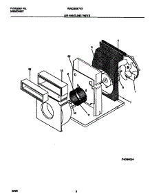 04 - Air  Handling  Parts parts for Frigidaire Air Conditioner WAK083F7V2 from AppliancePartsPros.com