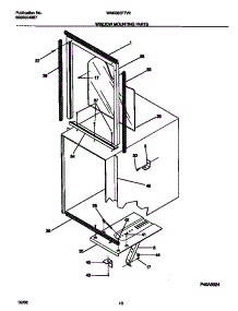 06 - Window  Mounting  Parts parts for Frigidaire Air Conditioner WAK083F7V2 from AppliancePartsPros.com