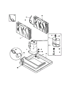 05 - System parts for Frigidaire Air Conditioner WAC083W7A3 from AppliancePartsPros.com