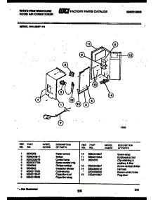 03 - Electrical Parts parts for Frigidaire Air Conditioner WAL092P1A1 from AppliancePartsPros.com