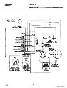 07 - Wiring Diagram parts for Frigidaire Air Conditioner WAK103F1V1 from AppliancePartsPros.com