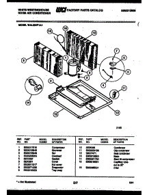 05 - System Parts parts for Frigidaire Air Conditioner WAL092P1A1 from AppliancePartsPros.com