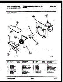 04 - Air Handling Parts parts for Frigidaire Air Conditioner WAL125P1A1 from AppliancePartsPros.com