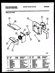 04 - Air Handling Parts parts for Frigidaire Air Conditioner WAH119P2A1 from AppliancePartsPros.com