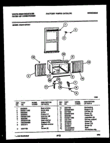 06 - Cabinet And Installation Parts parts for Frigidaire Air Conditioner WAH119P2A1 from AppliancePartsPros.com
