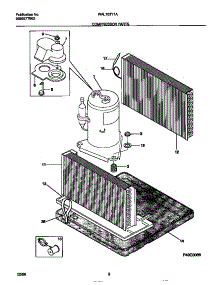 05 - Compressor Parts parts for Frigidaire Air Conditioner WAL103Y1A1 from AppliancePartsPros.com
