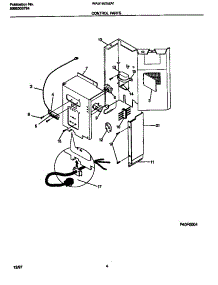 03 - Control  Parts parts for Frigidaire Air Conditioner WAS182G2A1 from AppliancePartsPros.com