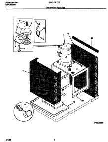 05 - Compressor Parts parts for Frigidaire Air Conditioner WAK103F1V2 from AppliancePartsPros.com
