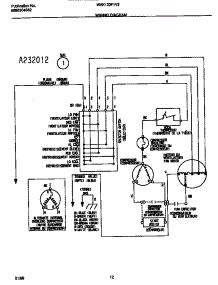 07 - Wiring Diagram parts for Frigidaire Air Conditioner WAK103F1V2 from AppliancePartsPros.com