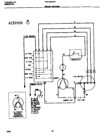 07 - Wiring  Diagram parts for Frigidaire Air Conditioner WAS182G2A1 from AppliancePartsPros.com