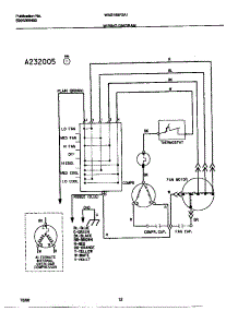 07 - Wiring Diagram parts for Frigidaire Air Conditioner WAS185F2A1 from AppliancePartsPros.com