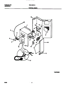 03 - Control Parts parts for Frigidaire Air Conditioner WAL103W1A2 from AppliancePartsPros.com