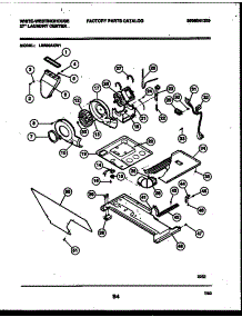 03 - Motor, Blower And Cabinet Parts parts for Frigidaire Washer Dryer Combo LE600AXW1 from AppliancePartsPros.com