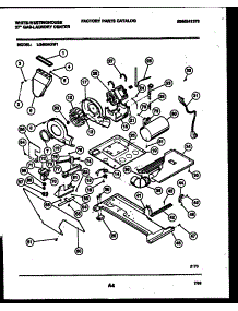 03 - Motor, Blower And Cabinet Parts parts for Frigidaire Washer Dryer Combo LG400AXW1 from AppliancePartsPros.com