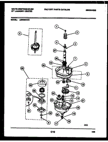 07 - Transmission Parts parts for Frigidaire Washer Dryer Combo LE600MXW3 from AppliancePartsPros.com