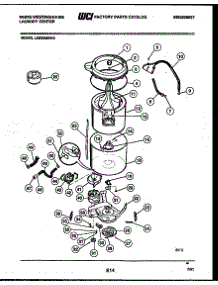 06 - Tub Detail parts for Frigidaire Washer Dryer Combo LE600MXD2 from AppliancePartsPros.com