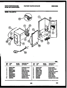 03 - Electrical Parts parts for Frigidaire Air Conditioner WAL129P1A1 from AppliancePartsPros.com