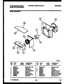04 - Air Handling Parts parts for Frigidaire Air Conditioner WAL129P1A1 from AppliancePartsPros.com