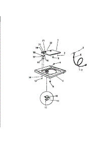 03 - Top Panel parts for Frigidaire Washer LA271EXW1 from AppliancePartsPros.com