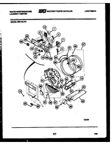 04 - Console, Control And Drum parts for Frigidaire Washer Dryer Combo SM115LXD2 from AppliancePartsPros.com