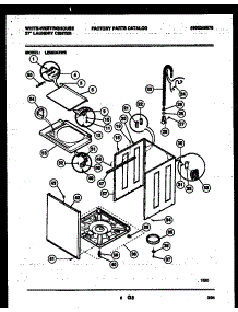 05 - Cabinet Parts parts for Frigidaire Washer Dryer Combo LE600AXD2 from AppliancePartsPros.com