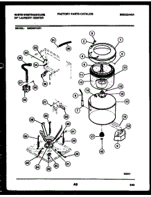 05 - Tubs, Water Valve And Lid Switch parts for Frigidaire Washer Dryer Combo SM230PXD1 from AppliancePartsPros.com